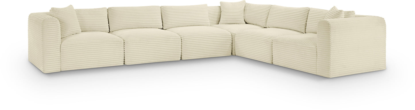 Shaggy - 6 Piece Modular Corner Sectional