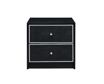 Jabir - Accent Table - Black & Silver
