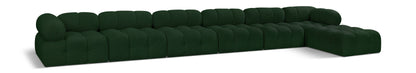 Ames - 7 Piece Boucle Fabric Modular L-Shaped Sectional
