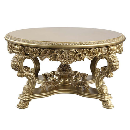 Bernadette - Round Dining Table - Gold