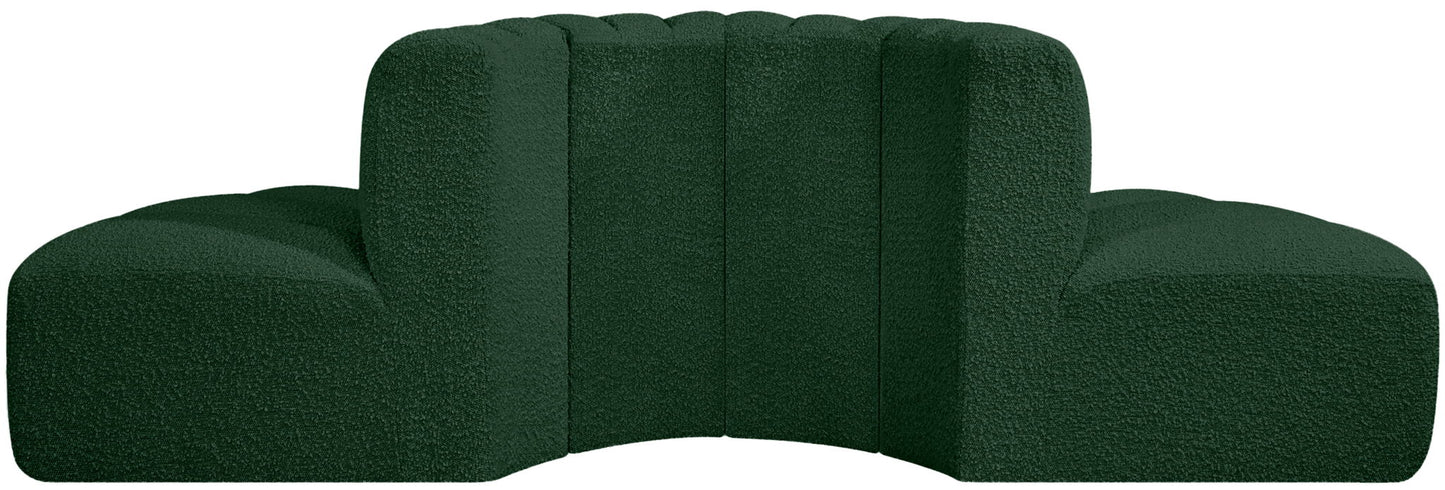 Arc - Boucle Fabric 4 Piece Modular Sofa