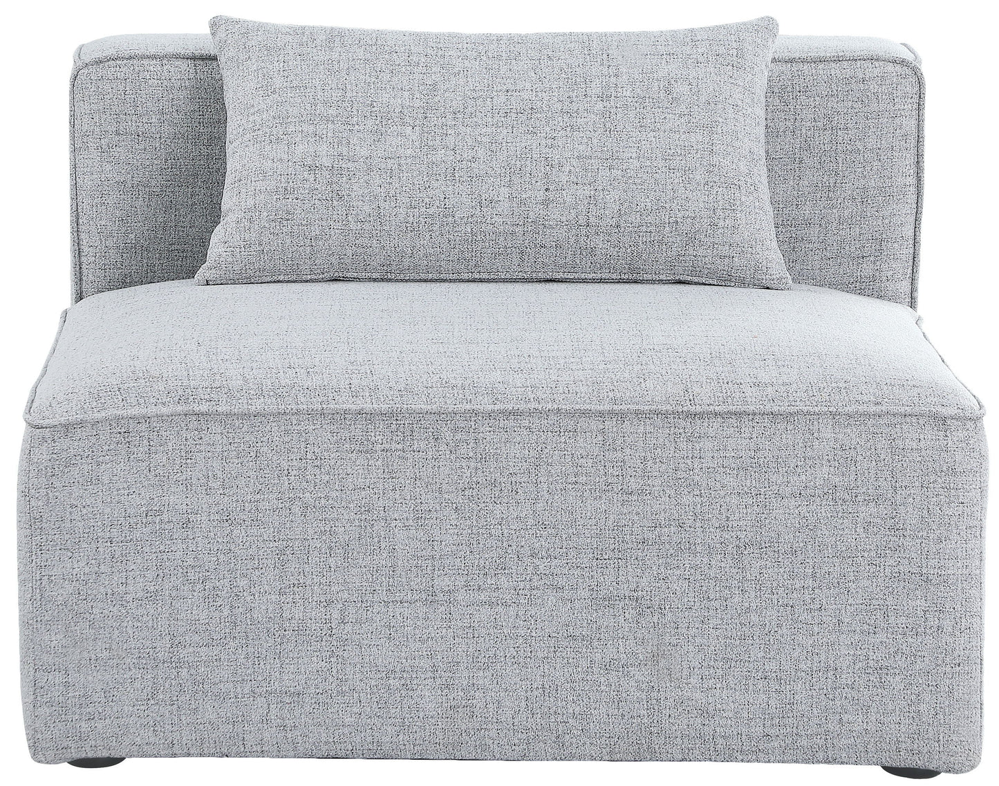 Cube - Linen Armless Chair