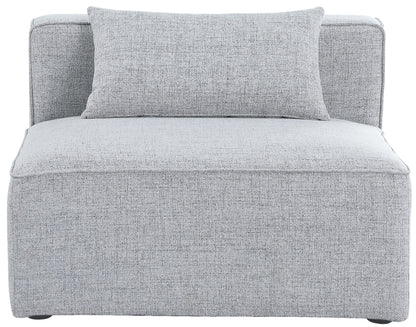 Cube - Linen Armless Chair