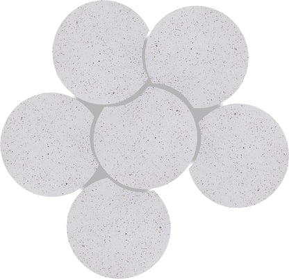 Dimple - 6 Piece Modular Coffee Table - Terazzo Finish