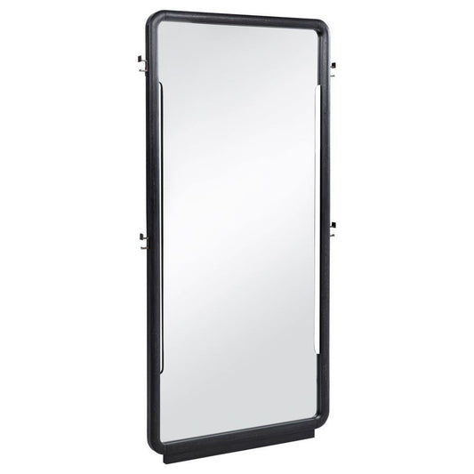 Leandro - 76" Full Length Floor Mirror - Burnished Black