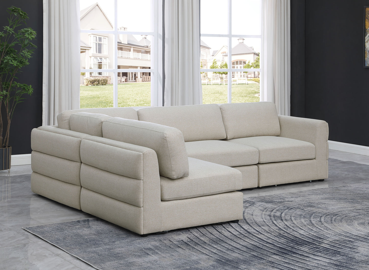 Beckham - 4 Piece Modular Sectional