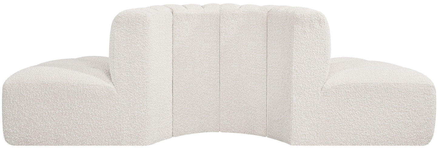 Arc - Boucle Fabric 4 Piece Modular Sofa