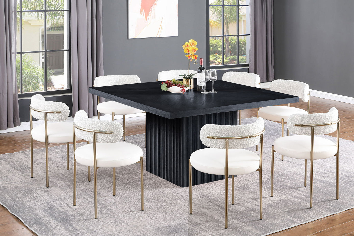 Belinda - Oak Veneer And Solid Wood Table