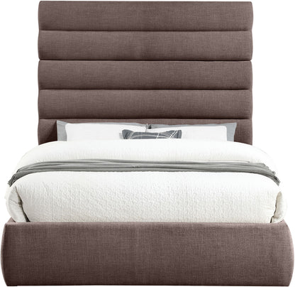 Adam - Linen Fabric Bed With 70.5" Headboard