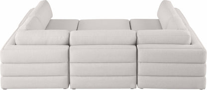 Beckham - 6 Piece Modular U-Shaped Armless Sectional