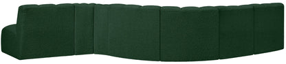 Arc - Boucle Fabric 7 Piece Modular Sofa
