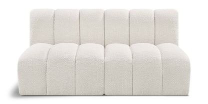 Arc - Boucle Fabric 2 Seats Modular Sofa