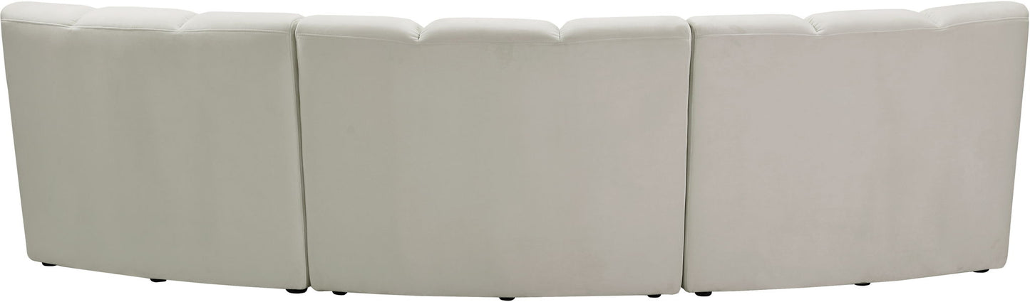 Infinity - 3 Piece Velvet Modular Sectional