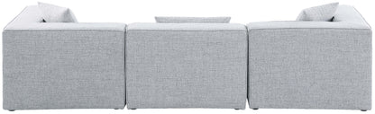 Cube - Linen Modular 3 Seat Sofa