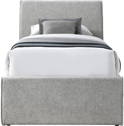 Myles - Chenille Twin Trundle Bed