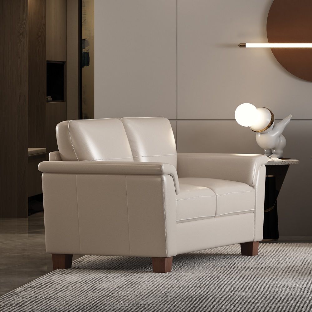 Pacific Palisades - Loveseat - Beige Leather