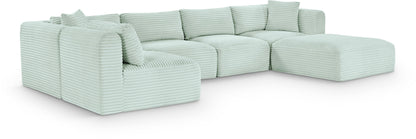 Shaggy - 6 Piece Modular U-Shaped Sectional