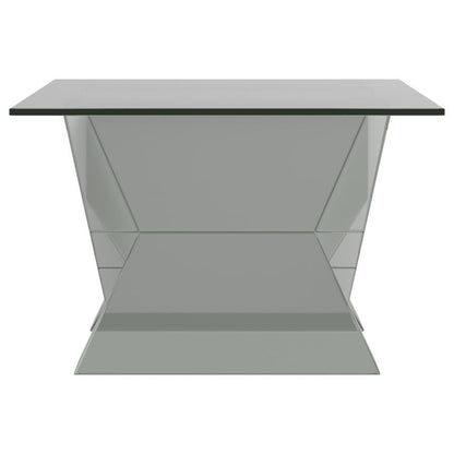 Taffeta - Glass Top Mirrored Acrylic Table