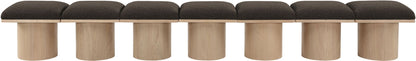 Pavilion - 7 Piece Modular Bench With Natural Base