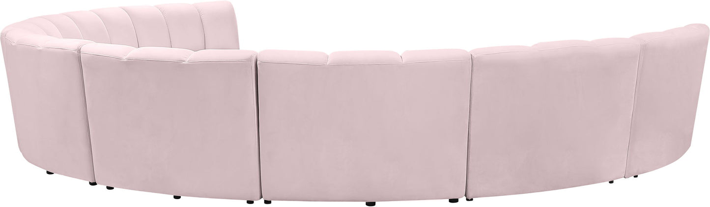 Infinity - 8 Piece Velvet Modular Sectional