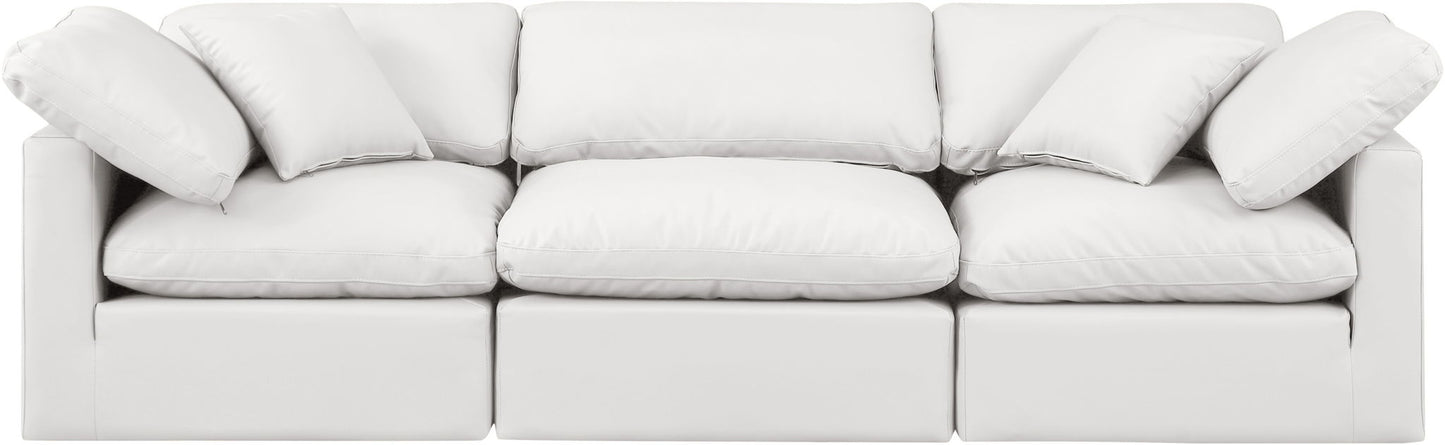 Indulge - Faux Leather 3 Seat Modular Sofa