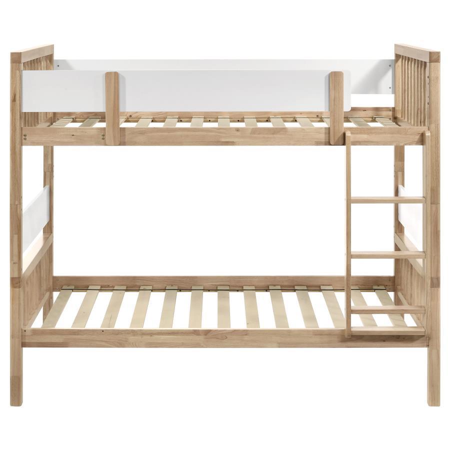 Dakota - Wood Twin Over Twin Bunk Bed - Natural