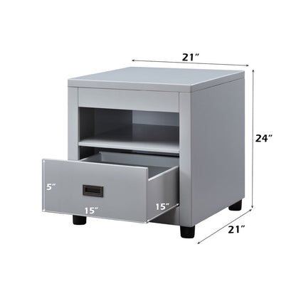 Eleanor - End Table - Dove Gray