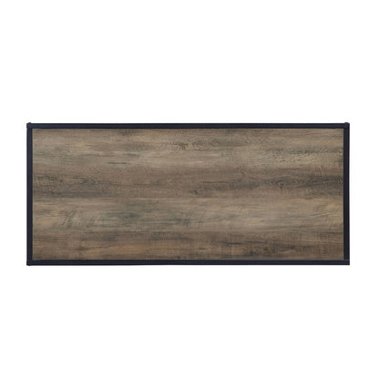 Idella - Coffee Table - Rustic Oak & Black