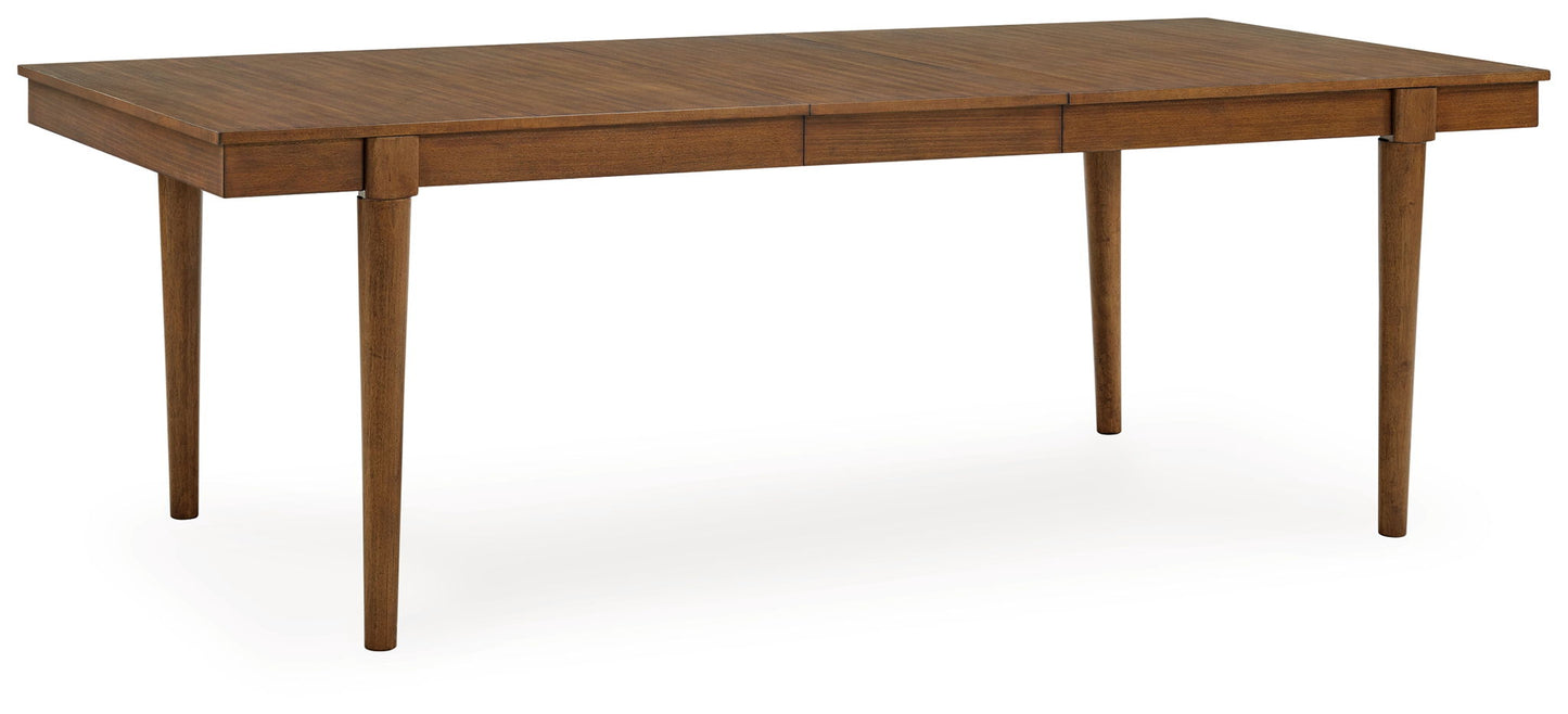 Lyncott - Rectangular Dining Room Extension Table - Brown