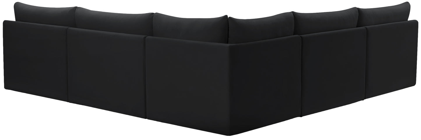 Jacob - Modular Corner Armless Sectional 5 Piece
