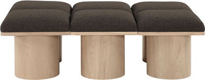 Pavilion - 6 Piece Modular Bench With Natural Base