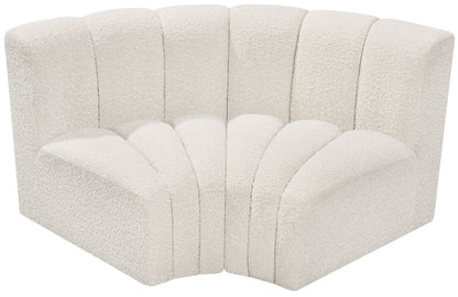 Arc - Boucle Fabric 2 Piece Modular Sofa