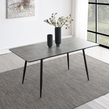 Horizon - Butterfly Leaf Extension Dining Table - Gray