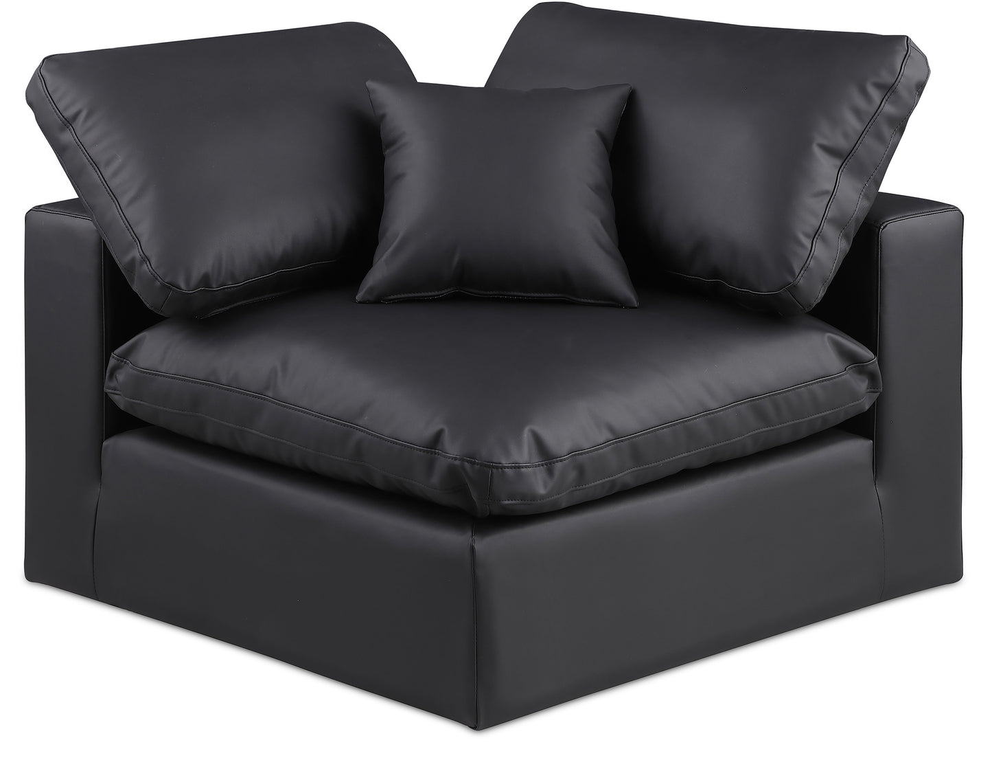 Comfy - Faux Leather Corner Chair