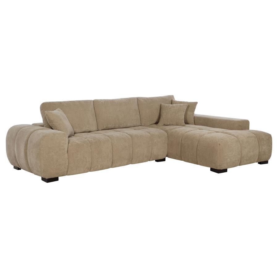 Octavia - Upholstered Sectional Chaise Sofa