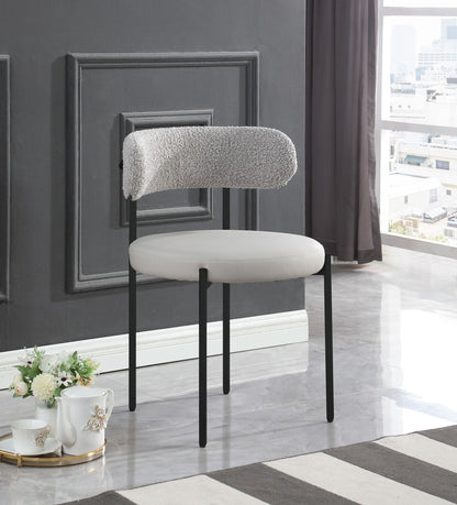 Beacon - Faux Leather Dining Chair With Black Legs (Set of 2)
