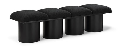Pavilion - 4 Piece Modular Bench With Black Base
