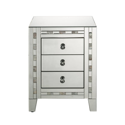 Nasa - Accent Table - Mirrored & Mother Pearl
