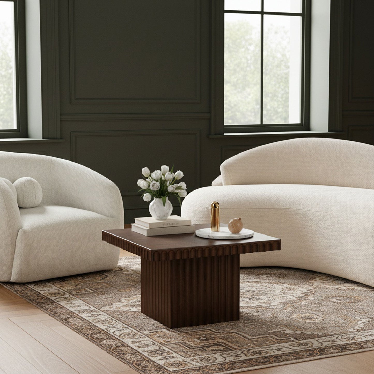 Spencer - 15" Oak Veneer Coffee Table