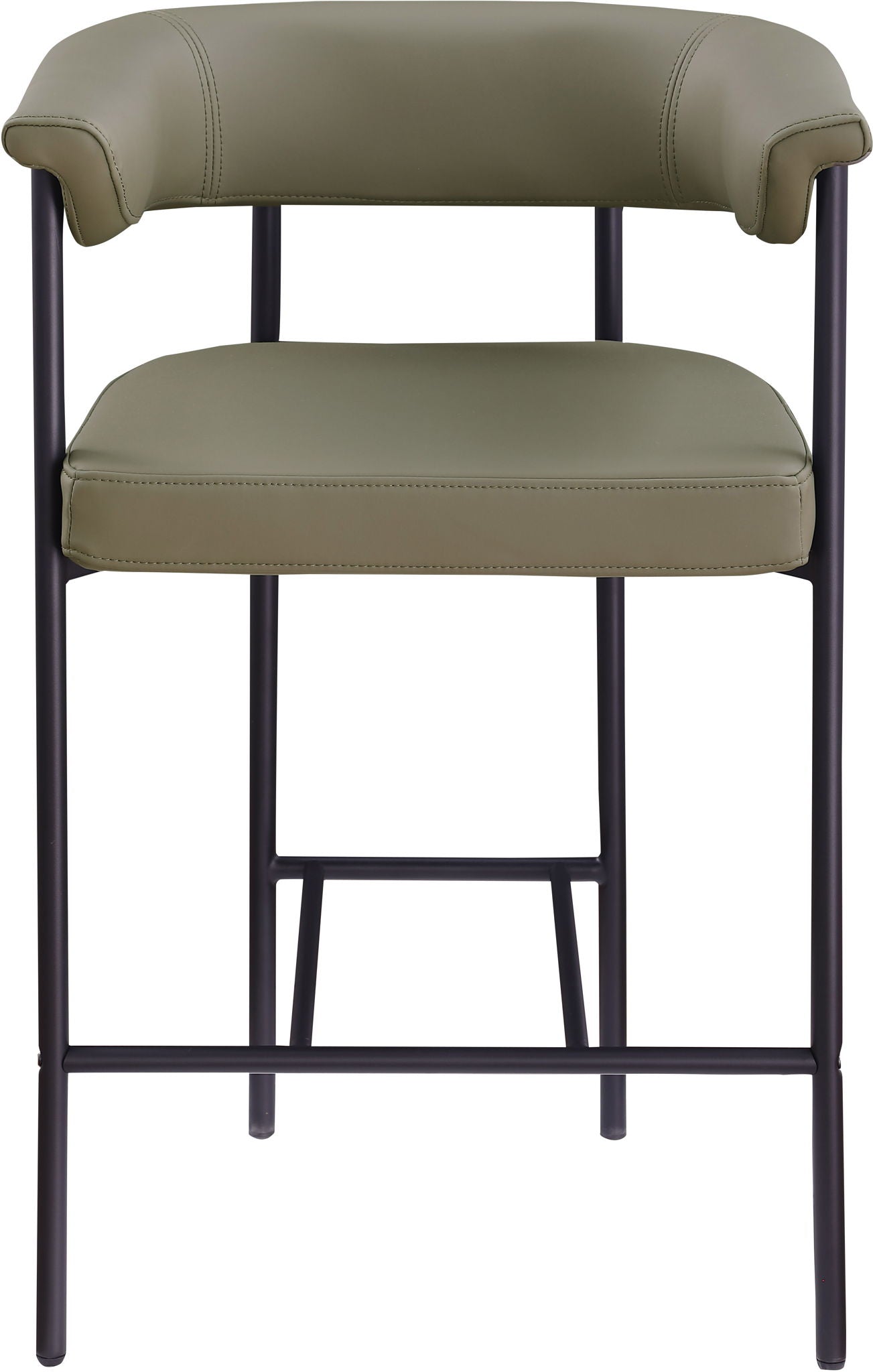 Malin - Faux Leather Counter Stool (Set of 2)