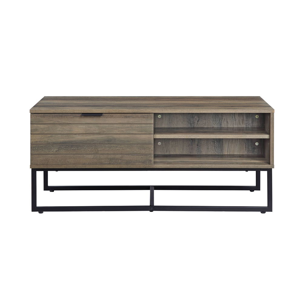 Homare - Coffee Table - Rustic Oak & Black