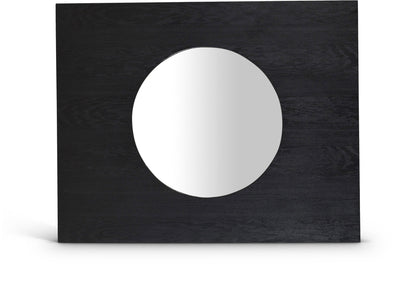 Optic - Oak Wood Frame Mirror