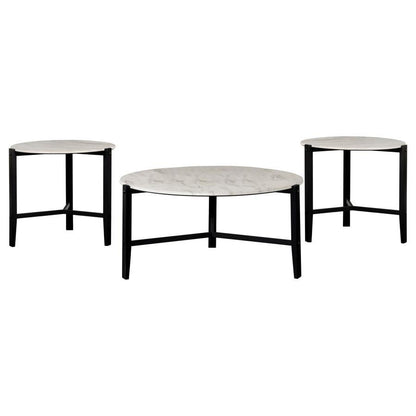 Tandi - Faux Marble Coffee Table Set
