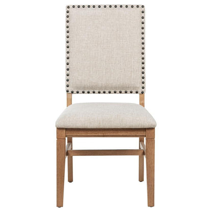 Middleton - Upholstered Dining Side Chair Beige (Set of 2) - Natural