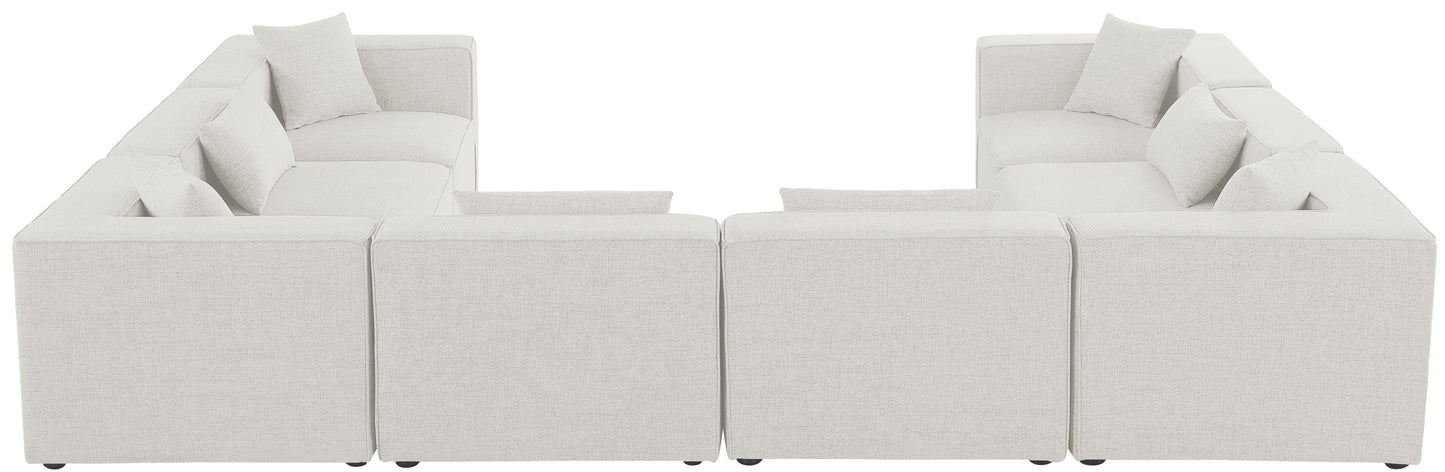 Cube - Linen 8 Piece Modular Sectional