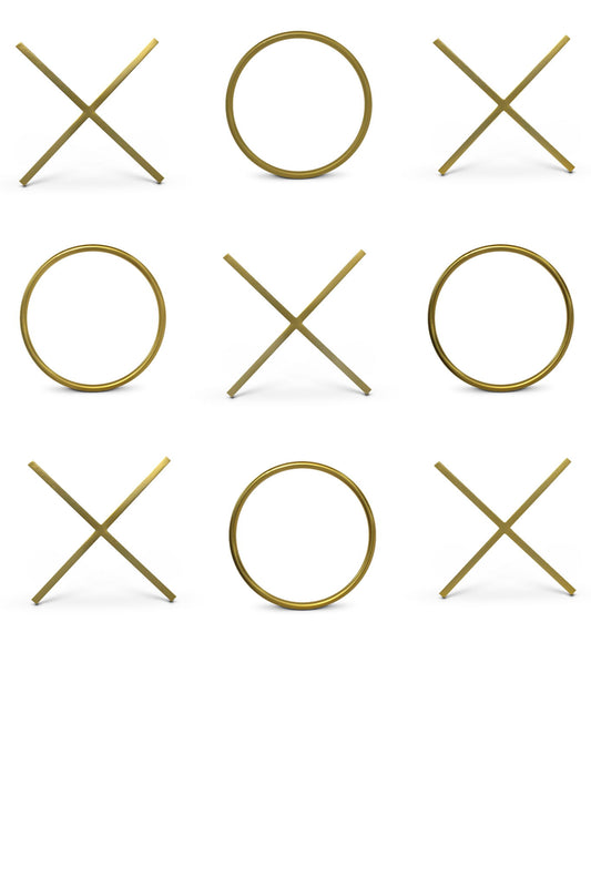 XOXO - Steel Wall Decor - Yellow