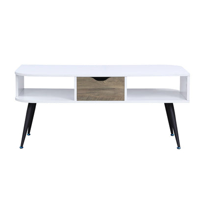 Halima - Coffee Table - White & Black