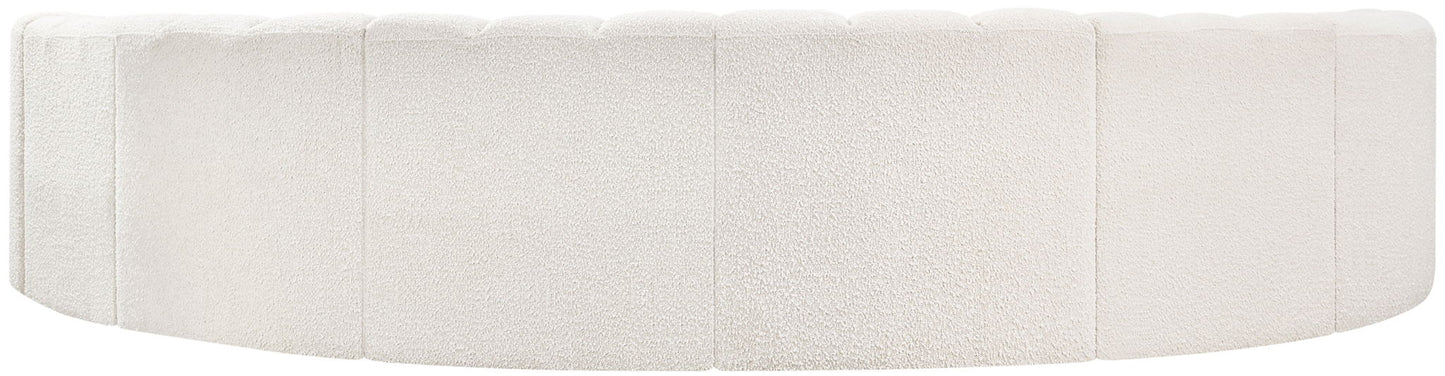 Arc - Boucle Fabric 8 Piece U-Shaped Modular Sofa
