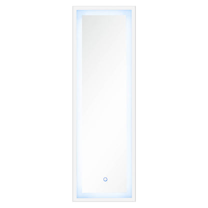 Dominic - Floor Mirror With LED - Mirrored