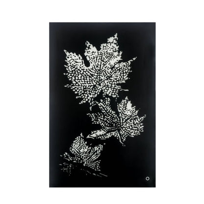 Talisha - 55" Wall Art With LED - Smoky Glass & Faux Crystal
